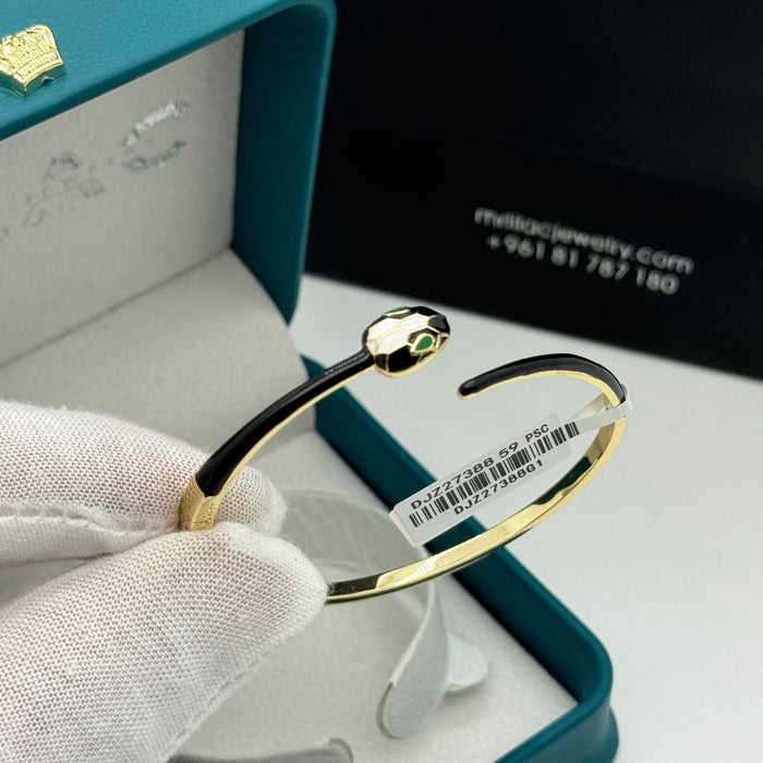 Black Serpent Snake Bangle