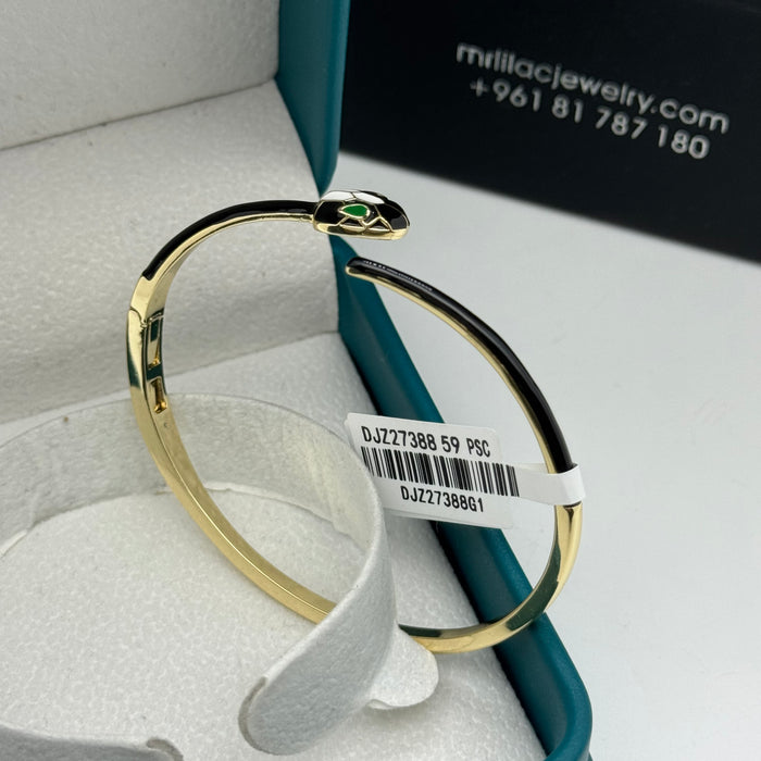 Black Serpent Snake Bangle