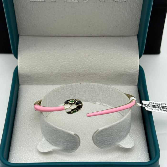 Pink Serpent Snake Bangle