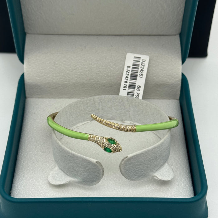 Green Snake Wrap Bangle