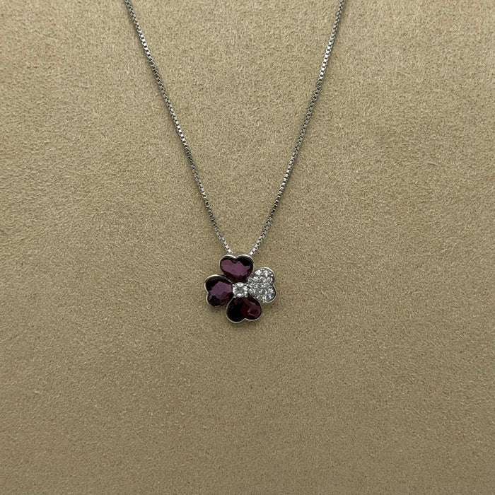Necklace Matching Earring Set By Swarovski Crystals