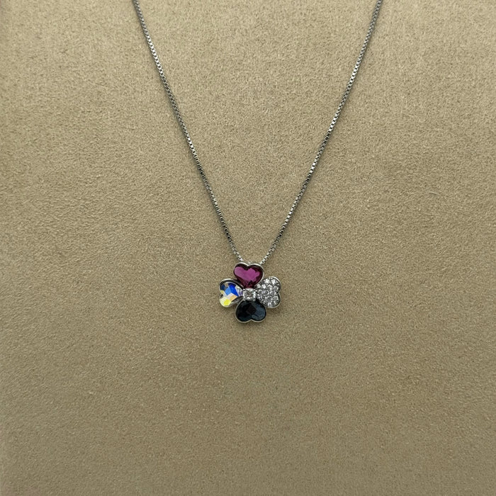 Necklace Matching Earring Set By Swarovski Crystals