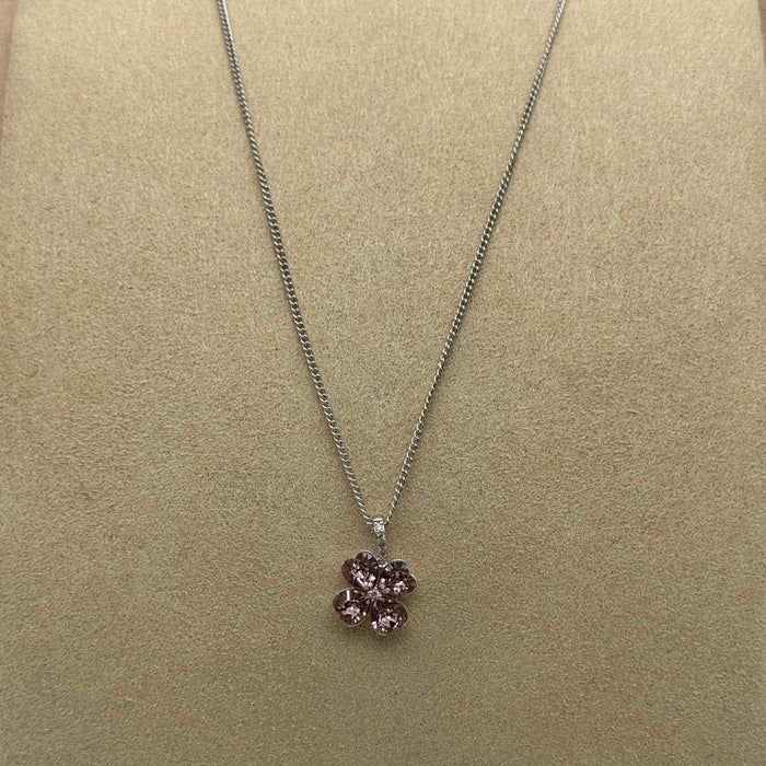 Necklace Matching Earring Set By Swarovski Crystals