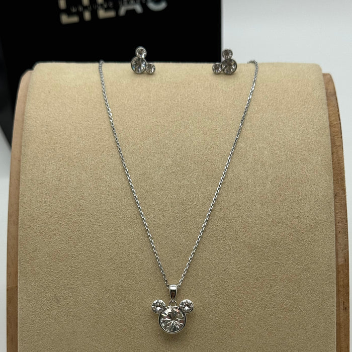 Necklace Matching Earring Set By Swarovski Crystals
