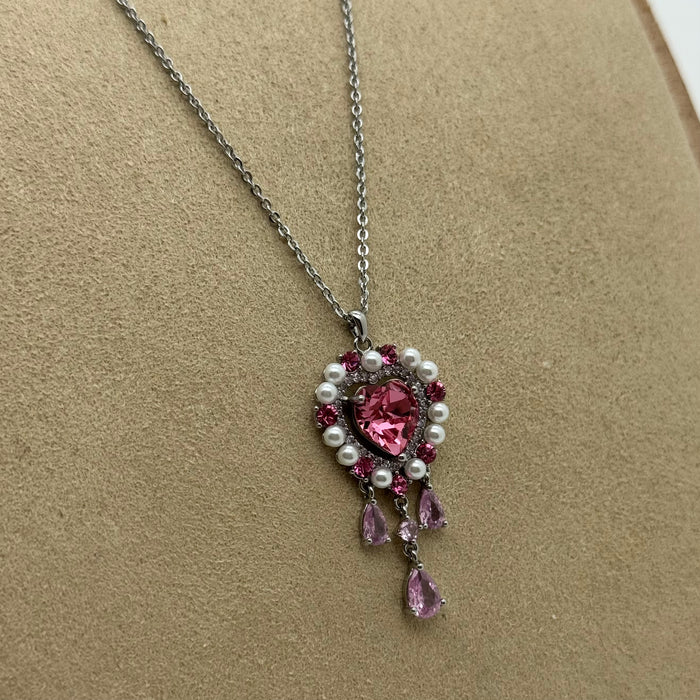 Necklace By Swarovski Crystals