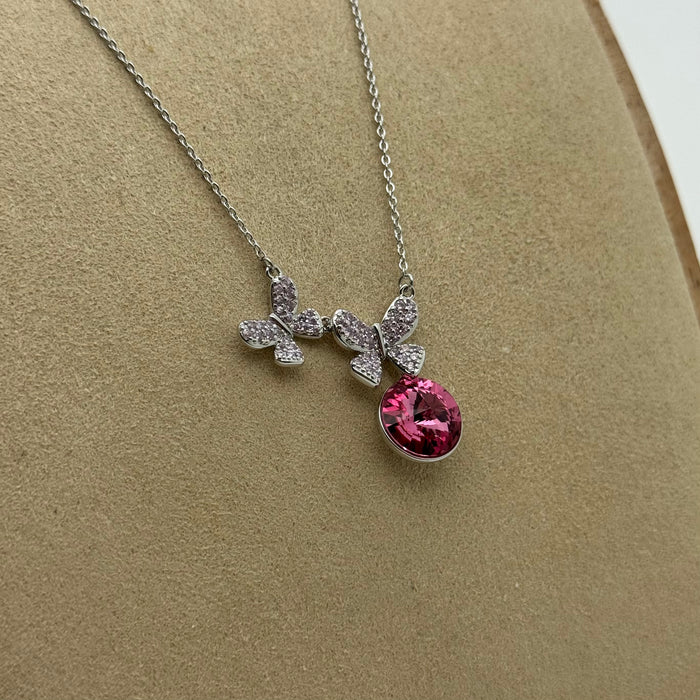 Necklace By Swarovski Crystals