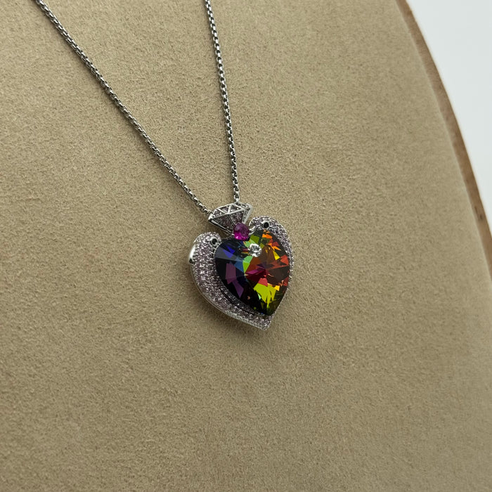 Crafted Swarovski Crystal Necklace