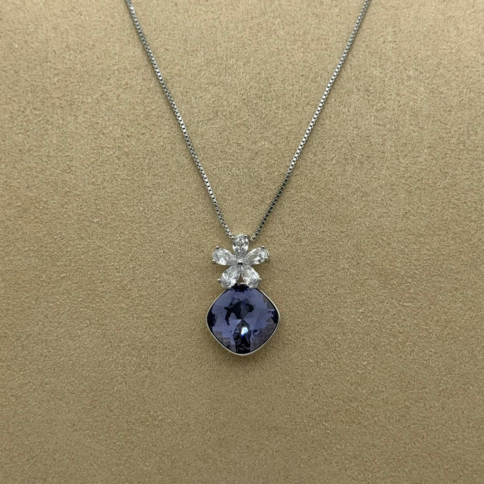 Necklace Matching Earring Set By Swarovski Crystal