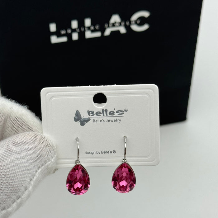 Premium Purple Swarovski Crystal Earring