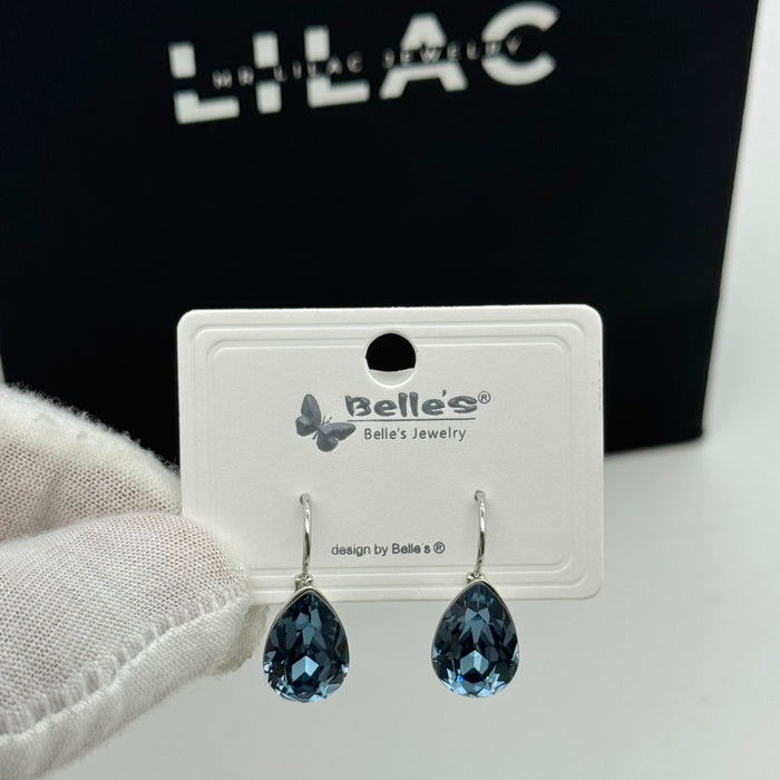 Premium Blue Swarovski Crystal Earring