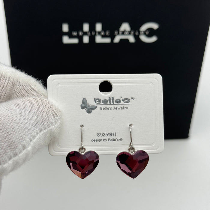Premium Heart Swarovski Crystal Earring