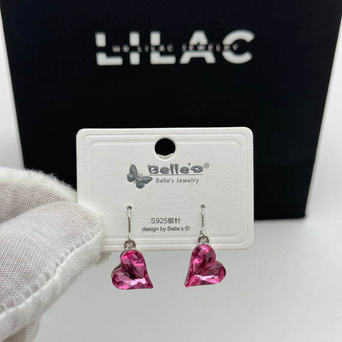 Premium Heart Swarovski Crystal Earring