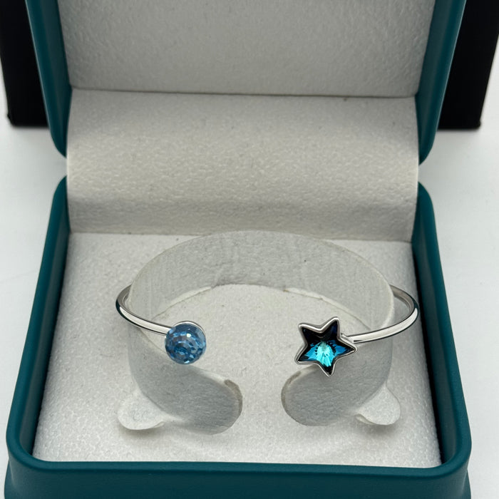Blue Crystal By Swarovski Crystal
