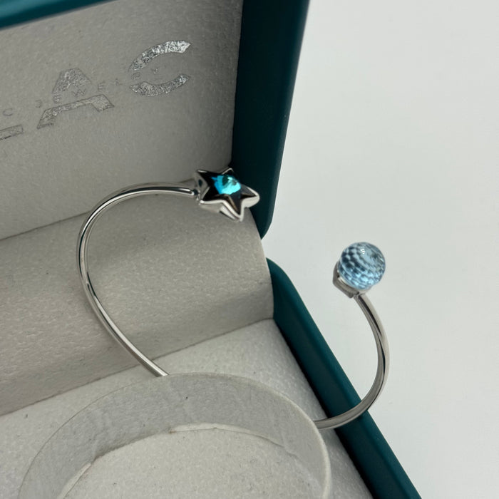 Blue Crystal By Swarovski Crystal