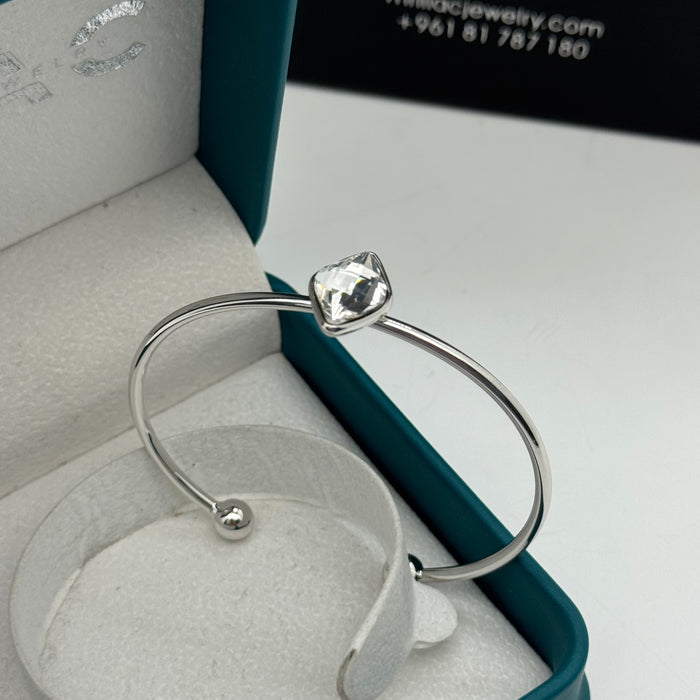 Stainless Steel Crystal By Swarovski Crystal