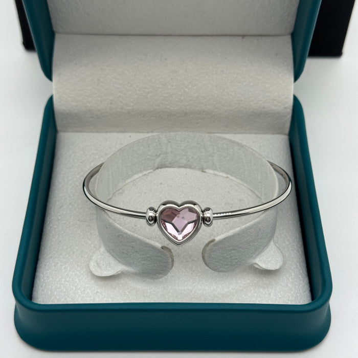 Heart Crystal Stainless Steel By Swarovski crystal