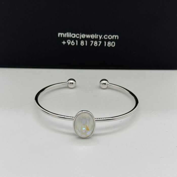 White Crystal By Swarovski Crystal