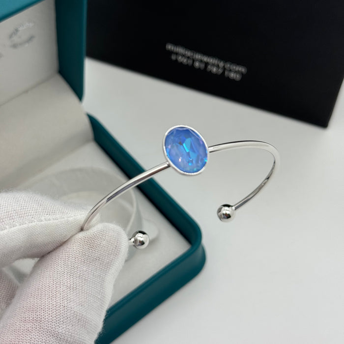 Ocean Blue Crystal By Swarovski Crystal