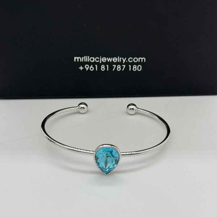 Blue Crystal By Swarovski Crystal