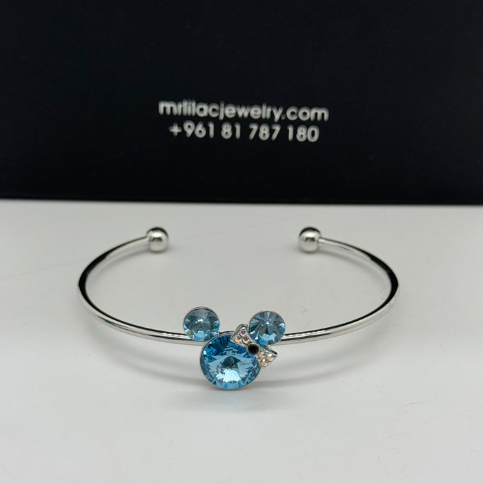Blue Crystal By Swarovski Crystal
