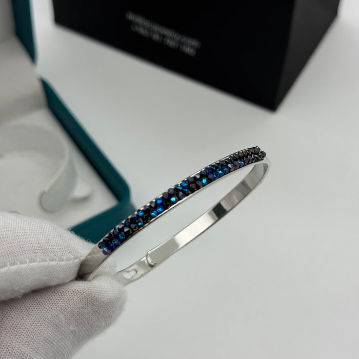 Blue & Black Stresses By Swarovski Crystal
