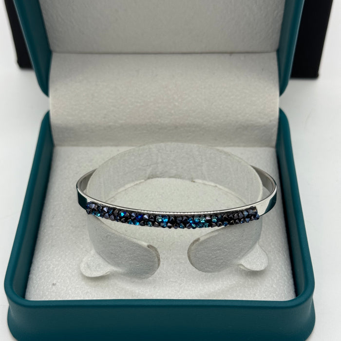 Blue & Black Stresses By Swarovski Crystal