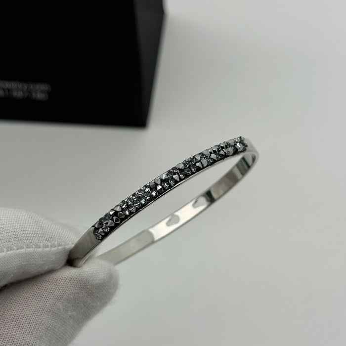 Silver Stresses By Swarovski Crystal