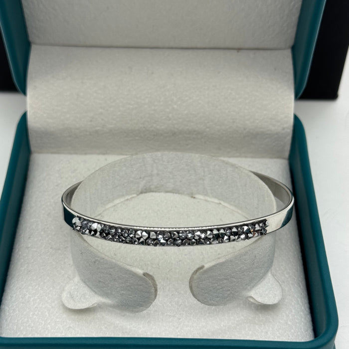 Silver Stresses By Swarovski Crystal