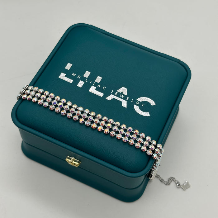Triple Row Classic Swarovski Tennis Bracelet