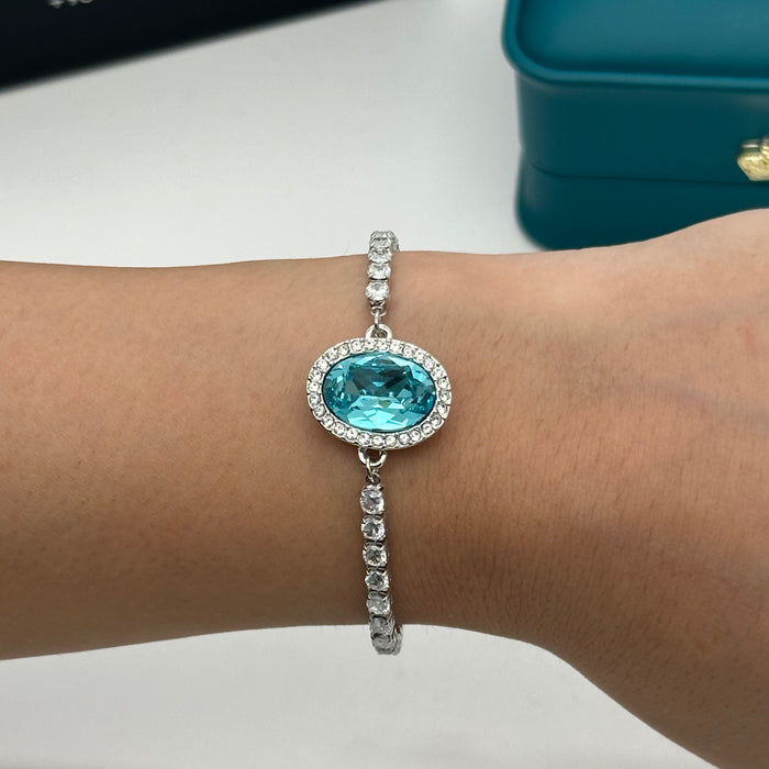 Swarovski Oval Aurora Crystal Bracelet