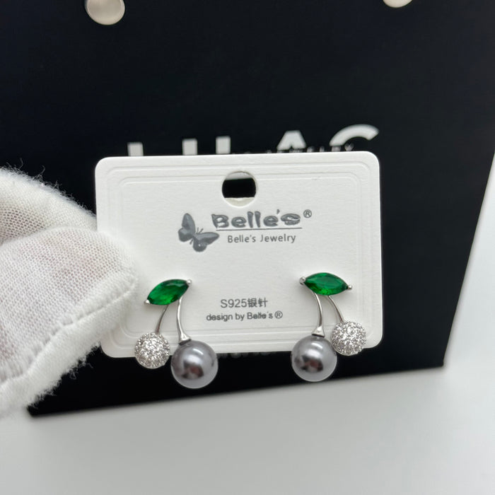 Colored Earring By Swarovski Crystal