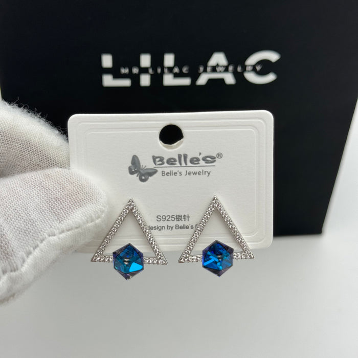 Blue Diamonds Stresses By Swarovski Crystal