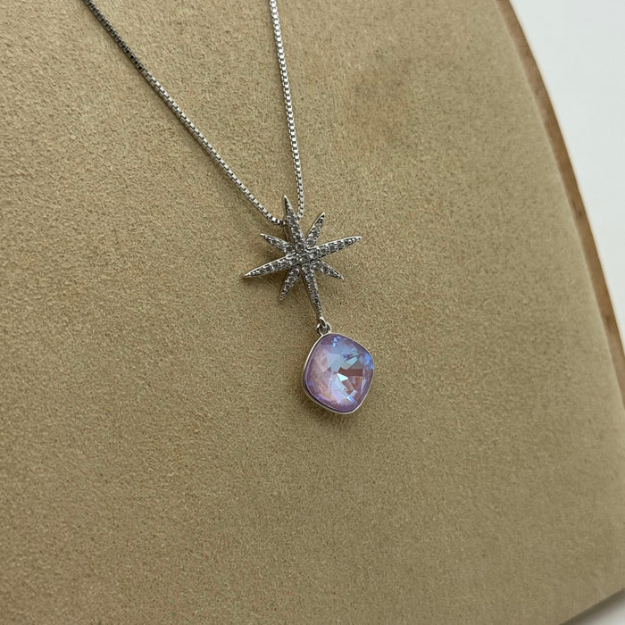 Colored Crystal Necklace By Swarovski Crystal