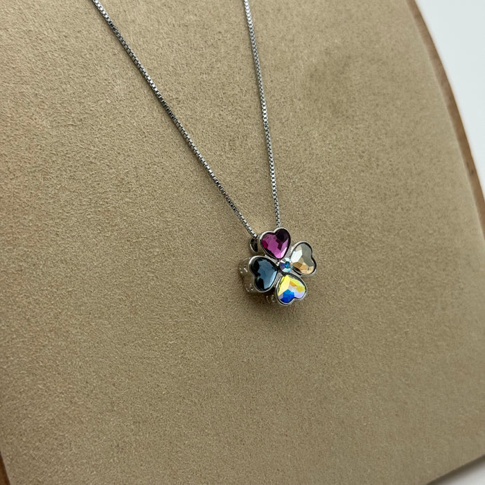 Colored Crystal Necklace By Swarovski Crystal