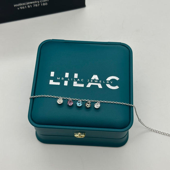 Swarovski Midnight Drop Bracelet – Crystal Charms
