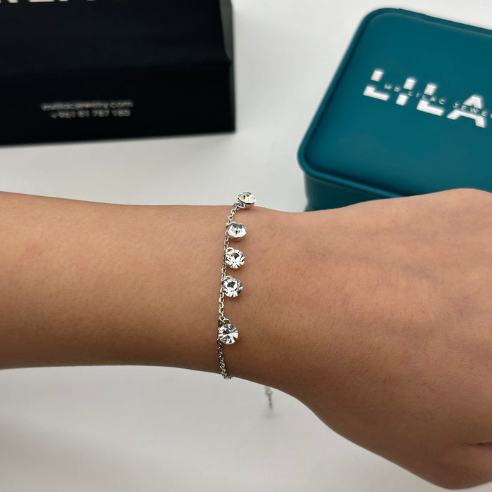 Swarovski Midnight Drop Bracelet – Crystal Charms