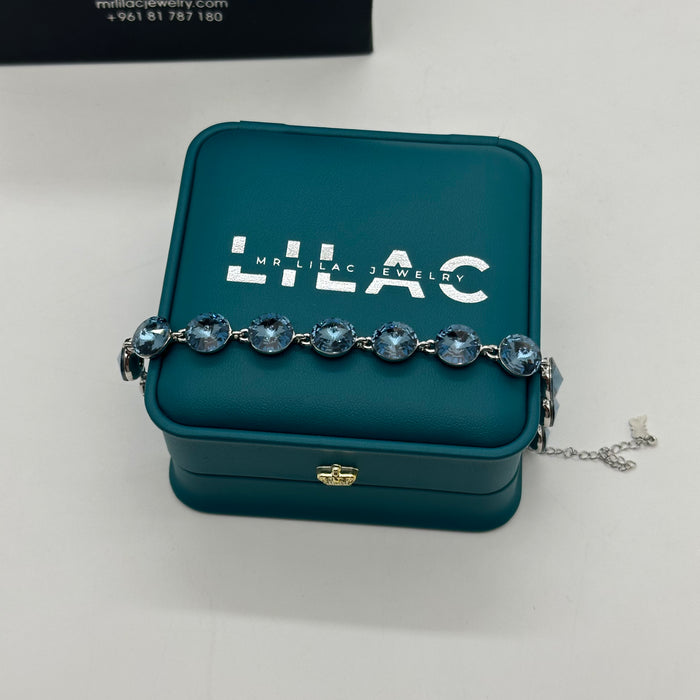 Swarovski Crystal Radiance Bracelet – Clear Stone Elegance