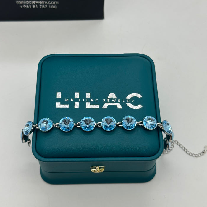 Swarovski Crystal Radiance Bracelet – Clear Stone Elegance