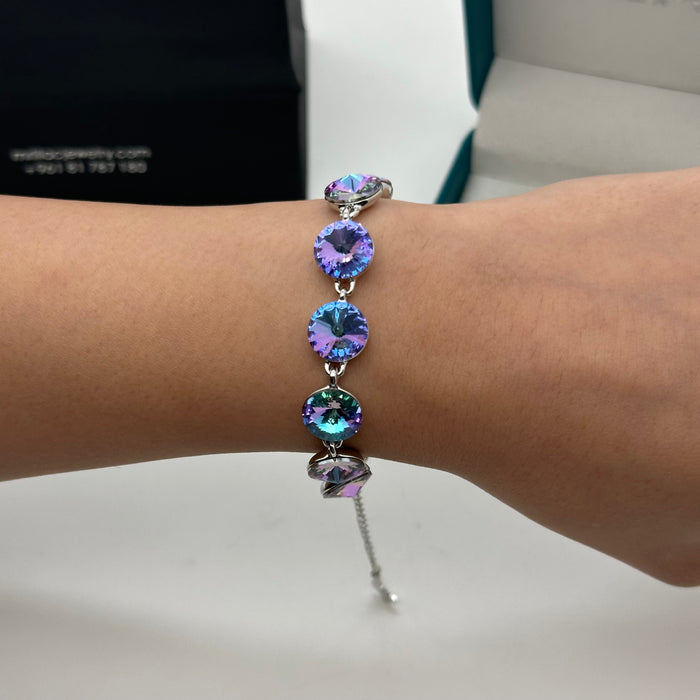 Swarovski Crystal Radiance Bracelet – Clear Stone Elegance