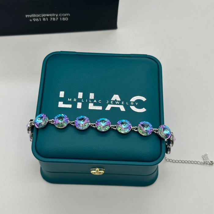 Swarovski Crystal Radiance Bracelet – Clear Stone Elegance