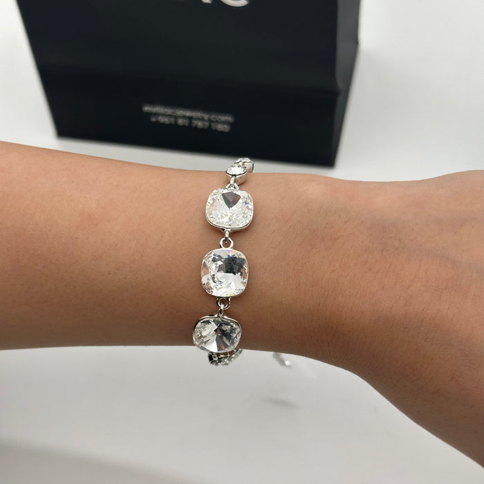 Swarovski Emerald Radiance Cushion Bracelet