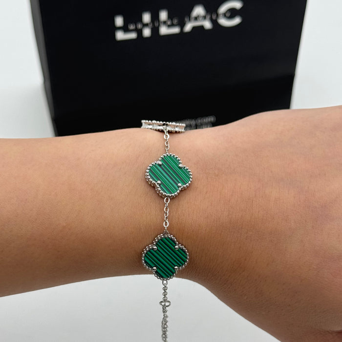 Van Cleef Silver Plated 15MM Bracelet For Women