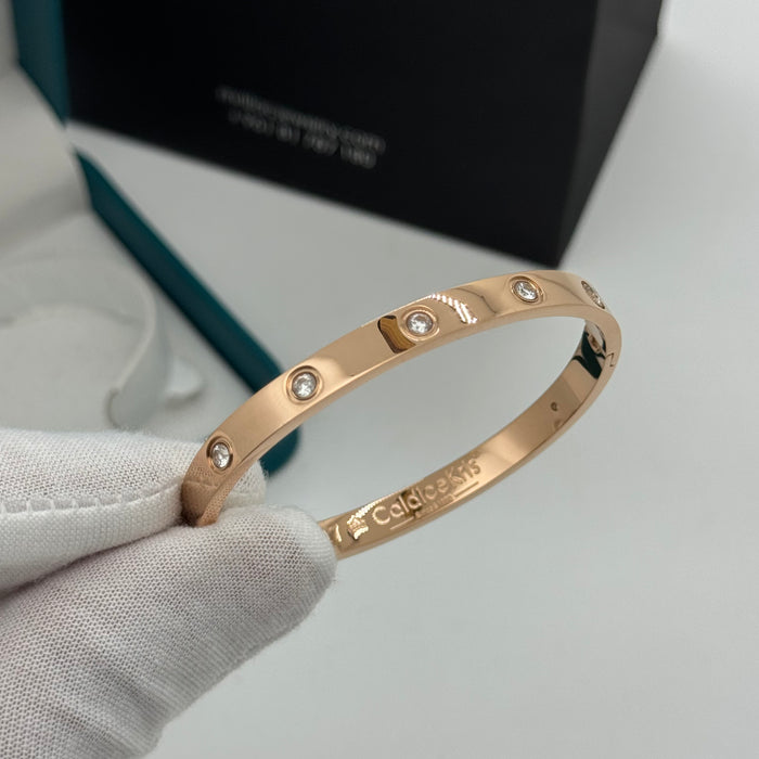 Cartier Love Large Bangle With Crystal Accents