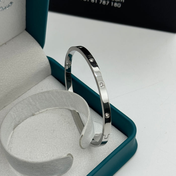 Cartier Love Small Bangle With Crystal Accents
