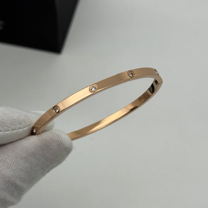 Cartier Love Small Bangle With Crystal Accents