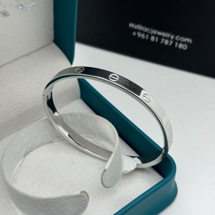 Cartier Love Large Bangle With Crystal Accents