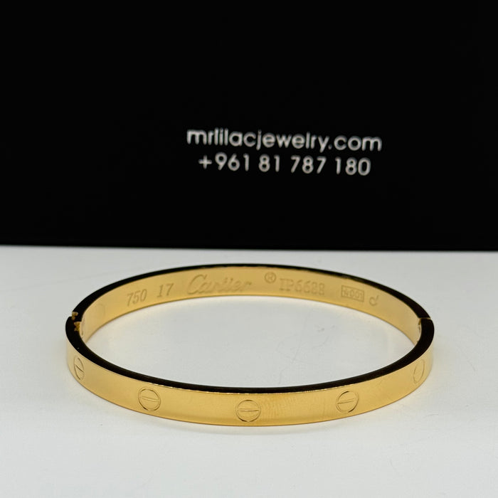 Cartier Love Large Bangle With Crystal Accents