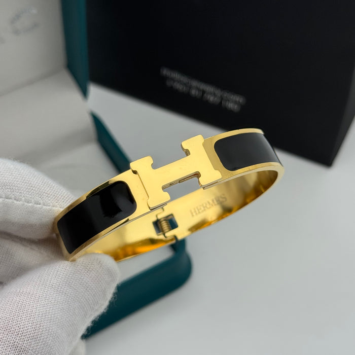 Hermes Clic H Enamel Bangle - MultiColors