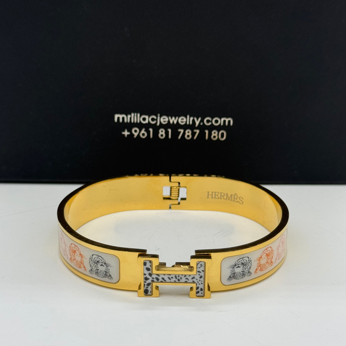 Hermes Clic H Enamel Bangle MultiDesign