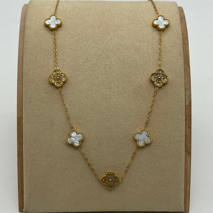 Van Cleef Gold Plated Medium Necklace